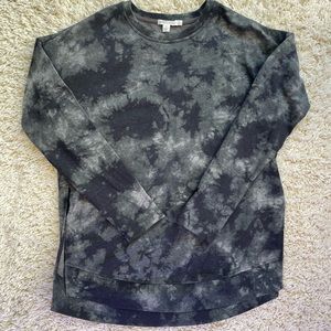 Threads 4 Though black tye die sweatshirt